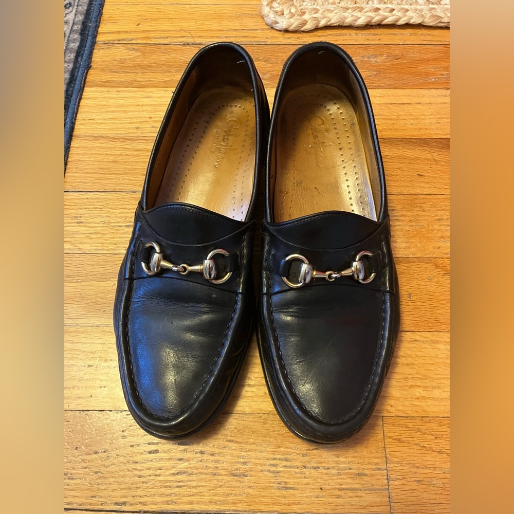 Cole Haan vintage black leather loafers
